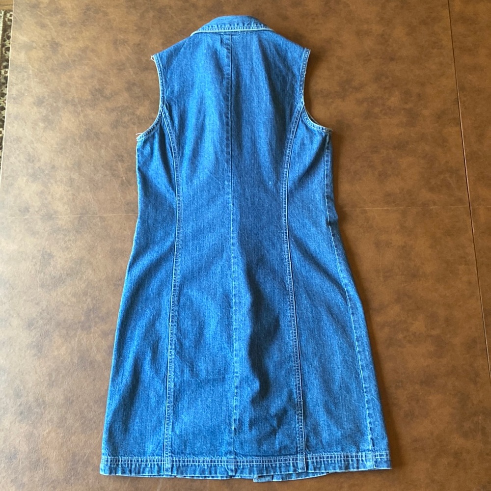 Vintage Sleeveless Jeans Dress - Picture 10 of 15